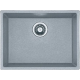 Гранітна мийка Quadro 53x46 Grey Metallic