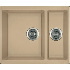 Гранітна мийка Quadro 56x46x15 Beige