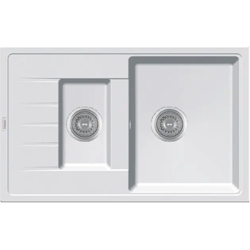 Гранітна мийка Classic 78x50x15 Alpine White