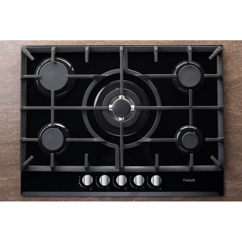 Газова панель FHG 1055 VGHT Black Glass