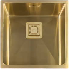 Нерж. мийка Quadro 44 R10 Nano Gold