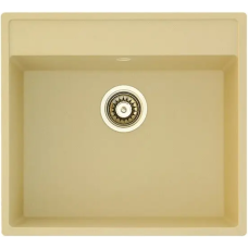 Гранітна мийка Quadro 56x51 Cream