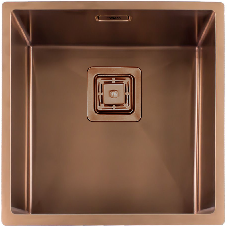 Нерж. мийка Quadro 44 R10 Nano Copper