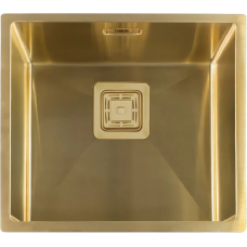 Нерж. мийка Quadro 49 R10 Nano Gold (49x44) 1,20 мм