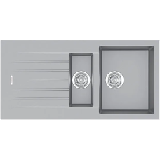 Гранітна мийка Classic 100x50x15 Grey Metallic