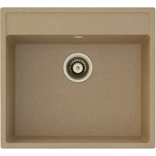 Гранітна мийка Quadro 56x51 Beige