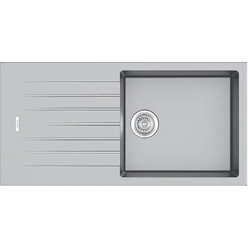 Гранітна мийка Classic 100x50 Grey Metallic