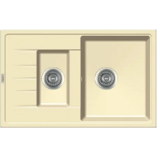 Гранітна мийка Classic 78x50x15 Cream