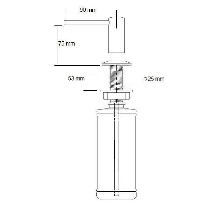 FASD 42 Inox (дозатор для мила)