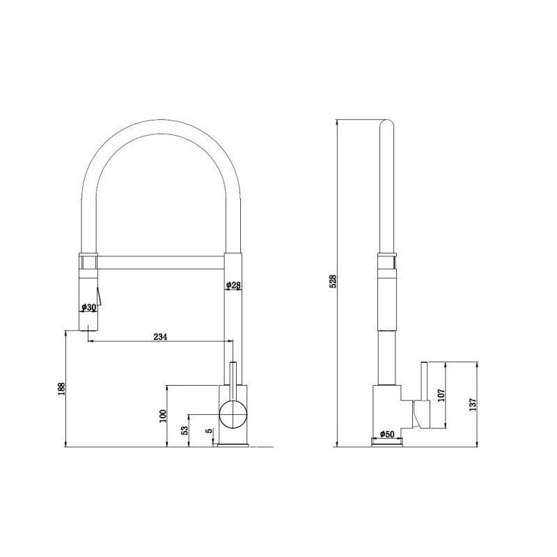 Кухонний змішувач FKM 43C SS Inox