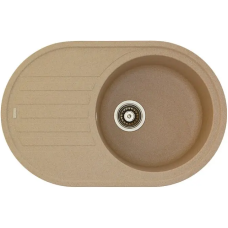 Гранітна мийка Arc 77x50 Beige