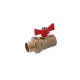 Кран-американка STA 1/2" ВЗ PN30 метелик, латунний