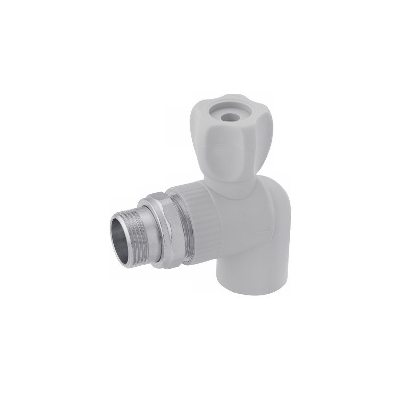 Кран радіаторний кутовий PPR Rozma 25х3/4"