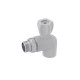 Кран радіаторний кутовий PPR Rozma 25х3/4"