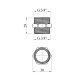 Ніпель посилений LexLine 3/4" ЗЗ нікельований НК0502-Вн
