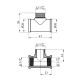 Трійник посилений LexLine 1/2" ВЗВ нікельований НК0211-Вн