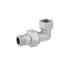 Згін-американка кутова посилена LexLine 1/2 " ВЗ нікельована НК0802-Вн