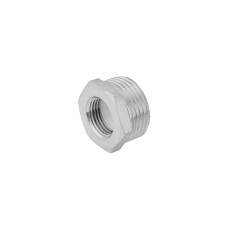 Футорка посилена LexLine 1"х1/2" ЗВ нікельована НК0704-Вн