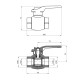 Кран кульовий PPR GrandiTherm 20 мм
