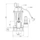 Насос фекальний Pumpman WQD5-15-0.75A Нmax 14 м Qmax 18 куб.м 750 Вт (чавун)