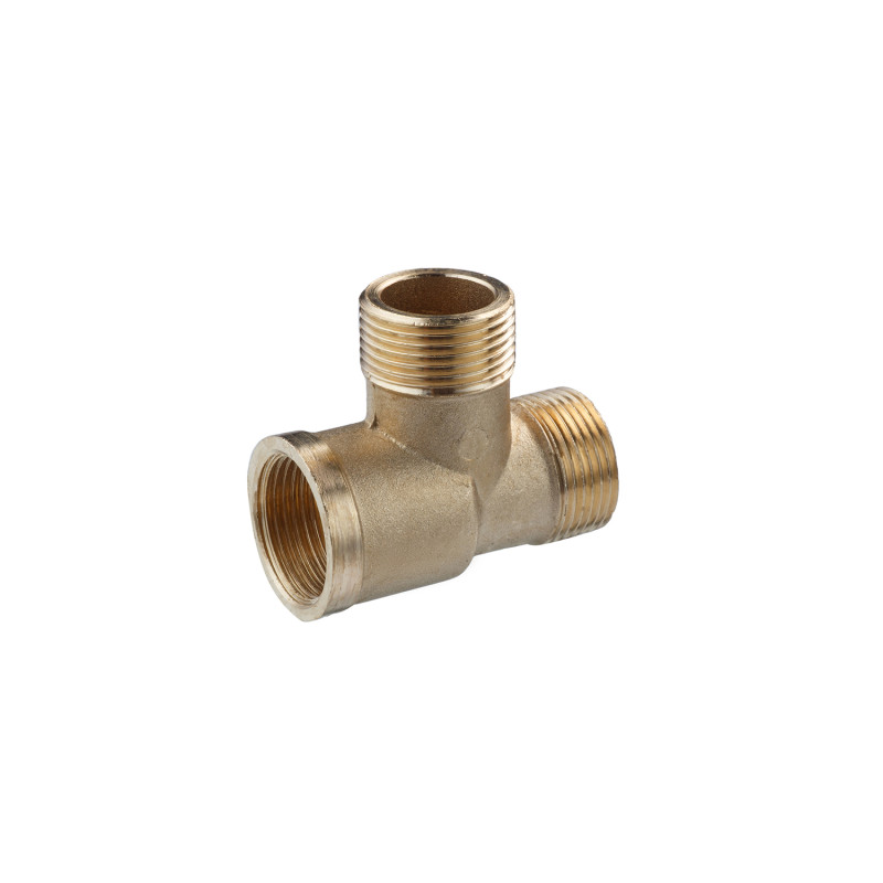 Трійник посилений LexLine 1/2" ВЗЗ латунний УК0204-В