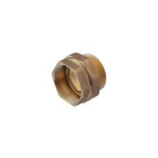 Згін-американка пряма STA 1 1/2" ВЗ латунна