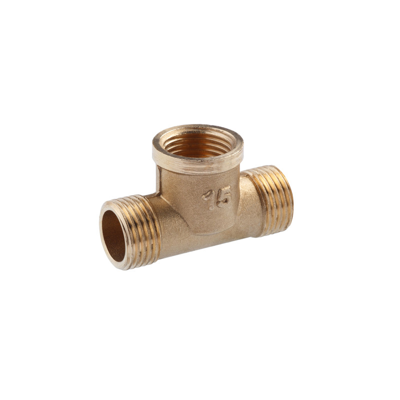 Трійник посилений LexLine 1/2" ЗВЗ латунний УК0291-В