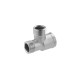 Трійник посилений LexLine 1/2" ЗЗВ нікельований НК0204-Вн