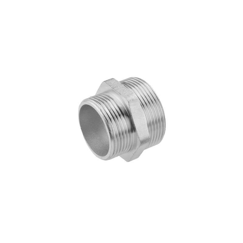 Ніпель перехідний посилений LexLine 1 1/4"х3/4" ЗЗ нікельований НК0593-Вн