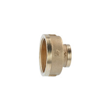 Муфта перехідна посилена LexLine 1 1/2"х3/4" ВВ латунна УК0310-В