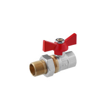 Кран-американка STA 1/2" ВЗ PN30 метелик, нікельований