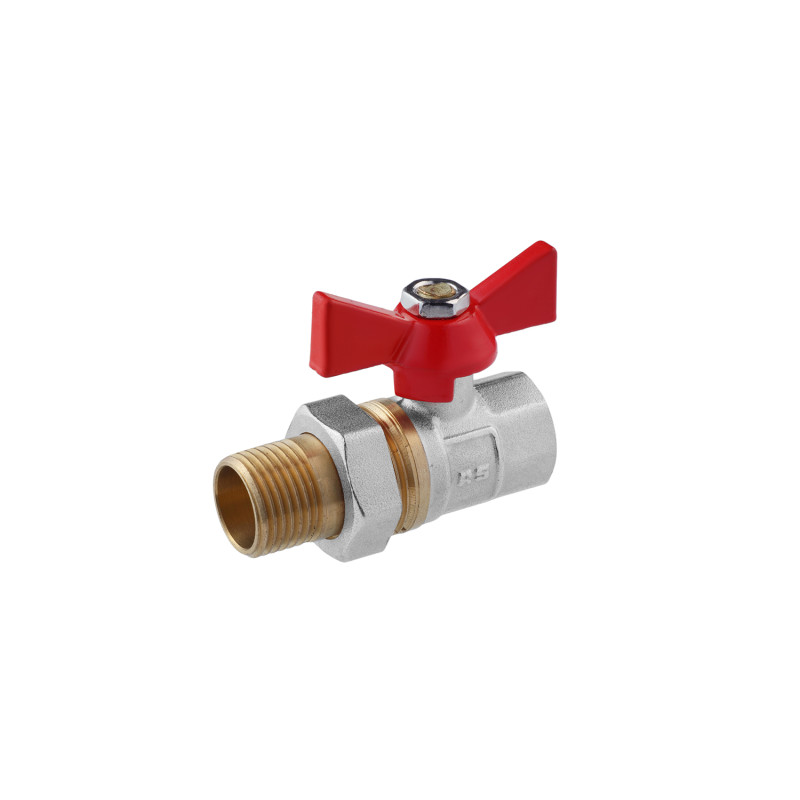 Кран-американка STA 1/2" ВЗ PN30 метелик, нікельований