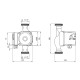 Насос циркуляційний Forwater GPD 25/4-180 (Grundfos)