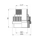 Муфта PPR Rozma 63х2" РЗ