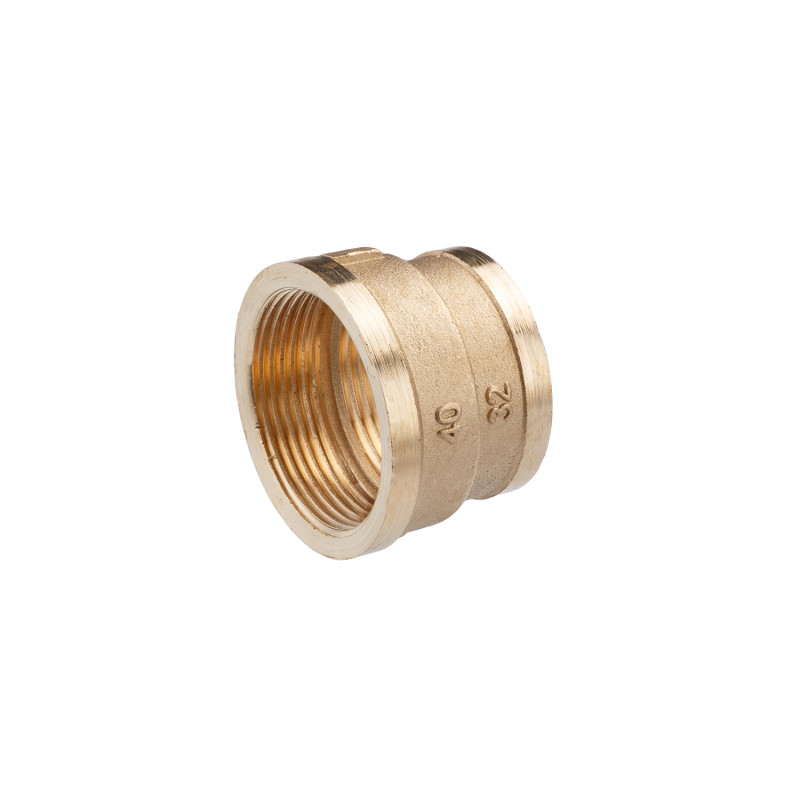 Муфта перехідна посилена LexLine 1 1/2"х1 1/4" ВВ латунна УК0307-В