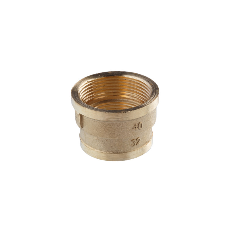 Муфта перехідна посилена LexLine 1 1/2"х1 1/4" ВВ латунна УК0307-В