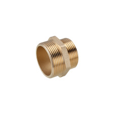 Ніпель перехідний посилений LexLine 1 1/2"х1 1/4" ЗЗ латунний УК0522-В