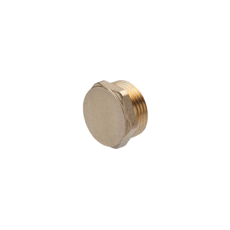 Заглушка посилена LexLine 3/4" РЗ латунна УК1092-В