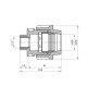 Муфта ПЕ SantehPlast 40х1" РВ