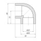 Коліно 90° PPR GrandiTherm 25 мм