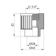 Муфта PPR GrandiTherm 20х3/4" РВ