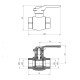 Кран кульовий PPR GrandiTherm 25 мм