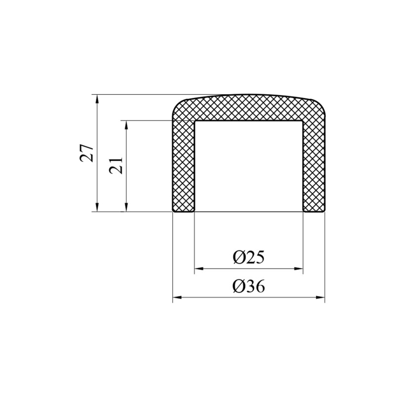 Заглушка PPR GrandiTherm 25 мм