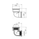Кутник перехідний посилений LexLine 3/4"х1/2" ВВ латунний УК0112-В