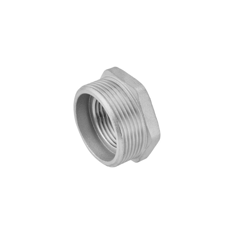 Футорка посилена LexLine 1 1/2"х1" ЗВ нікельована НК0722-Вн