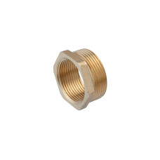 Футорка посилена LexLine 1 1/2"х1 1/4" ЗВ латунна УК0723-В