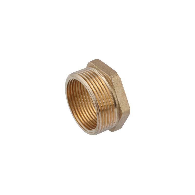 Футорка посилена LexLine 1 1/2"х1 1/4" ЗВ латунна УК0723-В