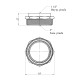 Футорка STA 1 1/2"х2" ВЗ латунна New