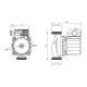 Насос циркуляційний Forwater WRS 25/6-130 Green (Wilo)