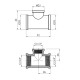 Трійник перехідний посилений LexLine 3/4"х1/2"х3/4" ВВВ латунний УК0212-В